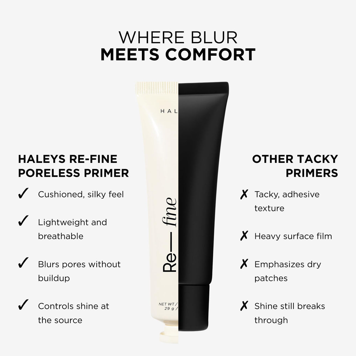 HALEYS ingredients label closeup highlighting vitamins C and E benefits