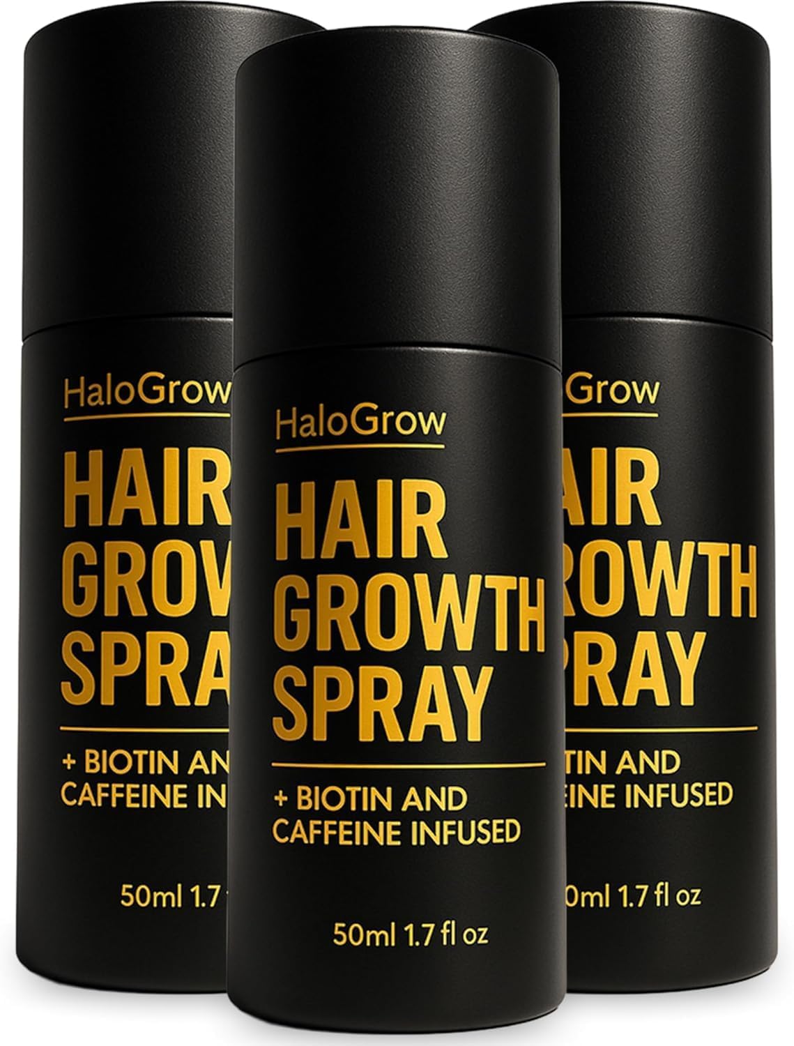 HALOGROW front packaging showing product and benefits for fuller hair