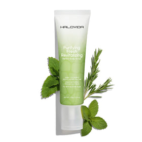 HALOVIDA front packaging showing product benefits and scent