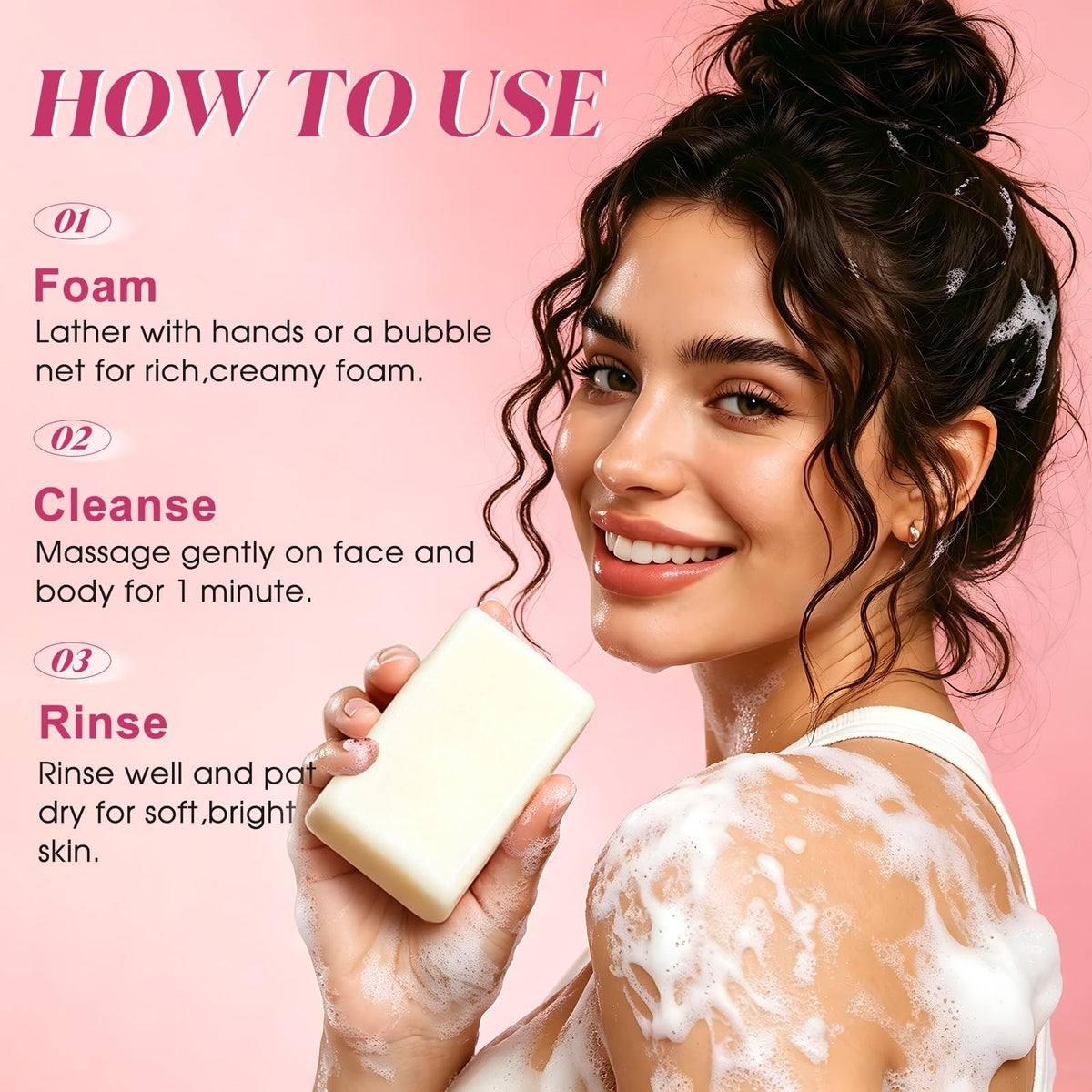 Halsyse soap on bathroom shelf in lifestyle scene promoting consistent routine