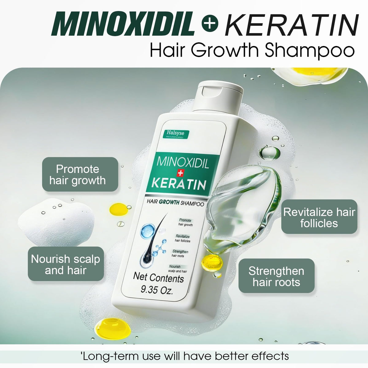Halsyse foam texture dispensed from pump illustrating gentle lather and spreadability