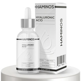 HAMINOS front packaging showing product and volume for clear identification and trust