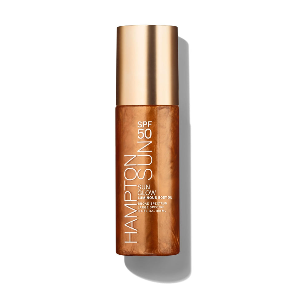 Hampton Sun front packaging showing SPF 50 and travel size benefit
