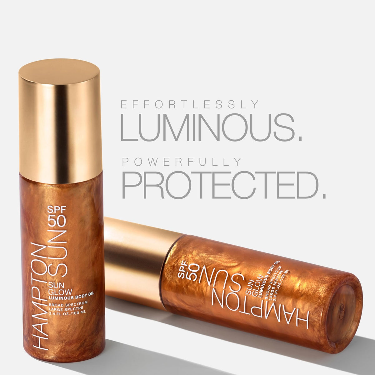 Hampton Sun texture closeup gel‑oil with pearlescent shimmer for luminous finish