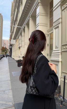 Hana Mia clip with protective carrying bag showing travel-ready protection and storage