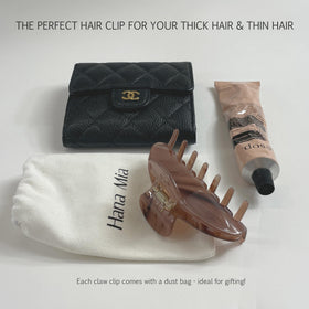 Hana Mia clip paired with carrying bag for travel convenience and protection