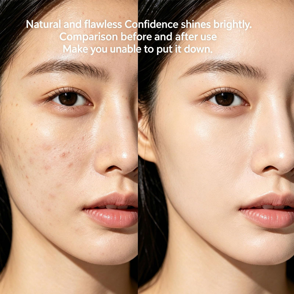 Hanae Beauty dual-ended stick close-up with brush, highlights precise application benefit