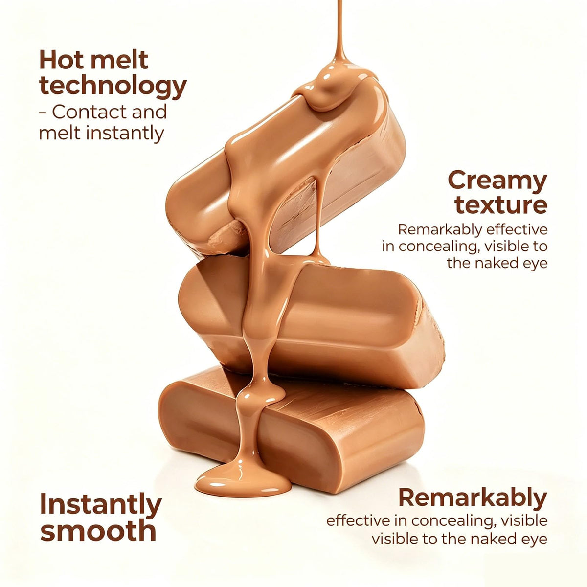 Hanae Beauty shade range lineup display, helps find matching undertone benefit