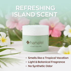 Hanalei application on forearm demonstrating fast absorption benefit