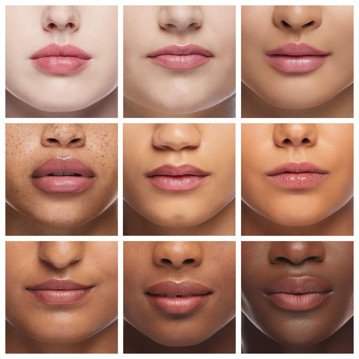 Hanalei being applied to lips showing immediate smoothing benefit
