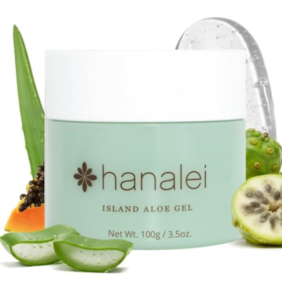 Hanalei front packaging jar showing clean label and product benefit