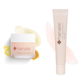 hanalei front packaging lip duo showing product pair and benefits
