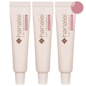 Hanalei front packaging mauve pink 3-pack showing travel convenience and color