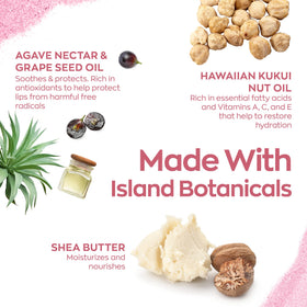 Hanalei label close-up showing cruelty-free certification and ingredient clarity