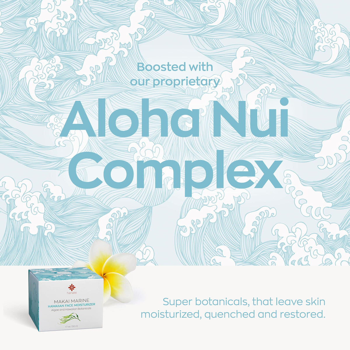 Hanalei kukui and spirulina ingredients highlight nourishing botanicals