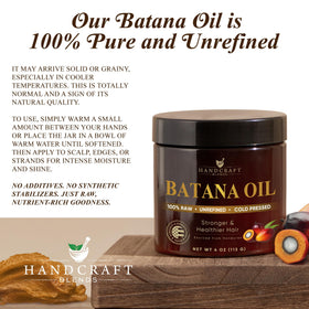 Close-up of Handcraft Blends Batana paste texture highlighting nutrient-rich paste