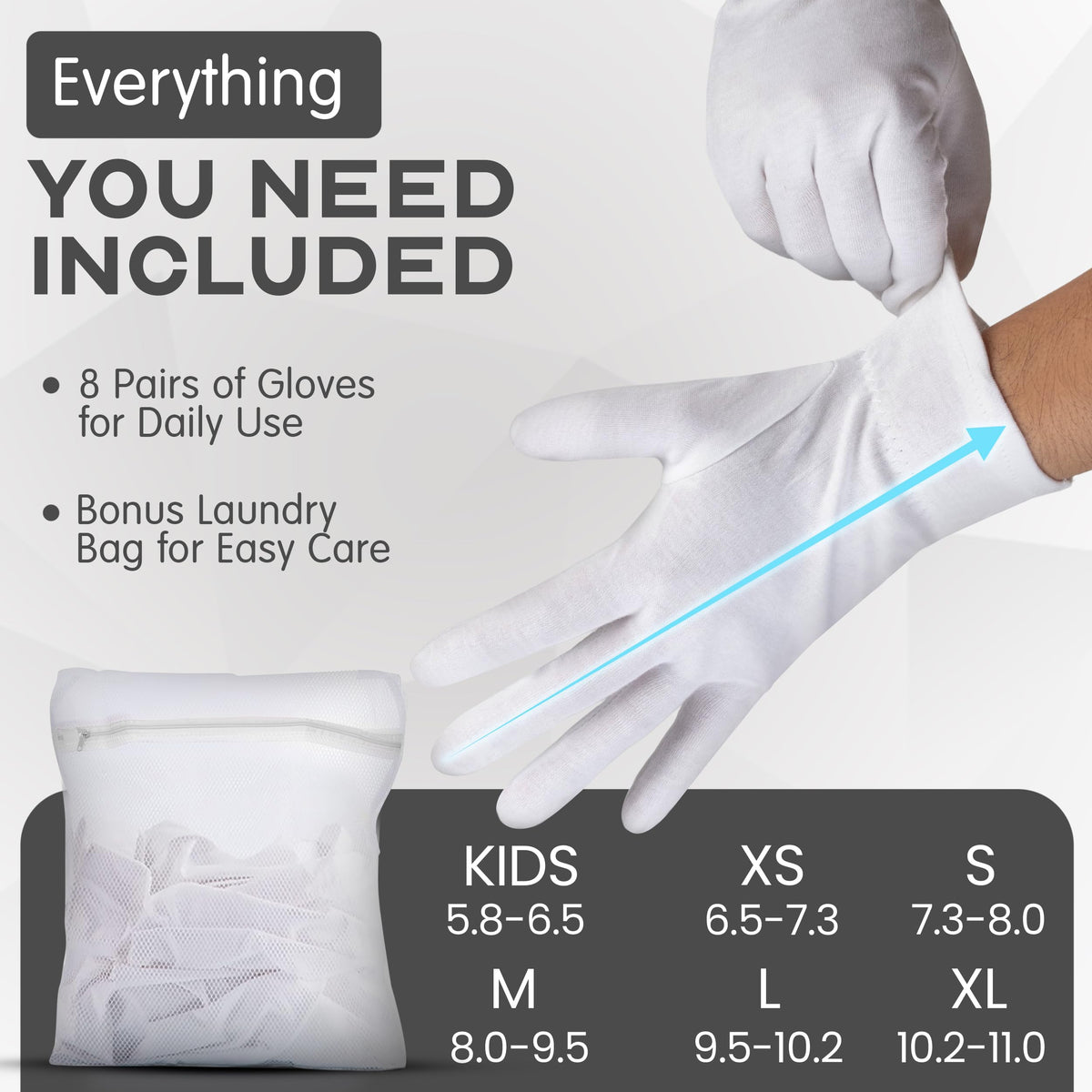 HandsAllright elastic wristband detail ensuring secure fit and movement freedom