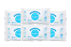 Handzies front packaging showing brand and travel pack convenience