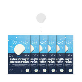 HANHOO front packaging showing 216 blemish patches and benefits
