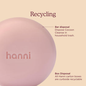 HANNI in-shower lifestyle image showing calm eucalyptus-scented routine