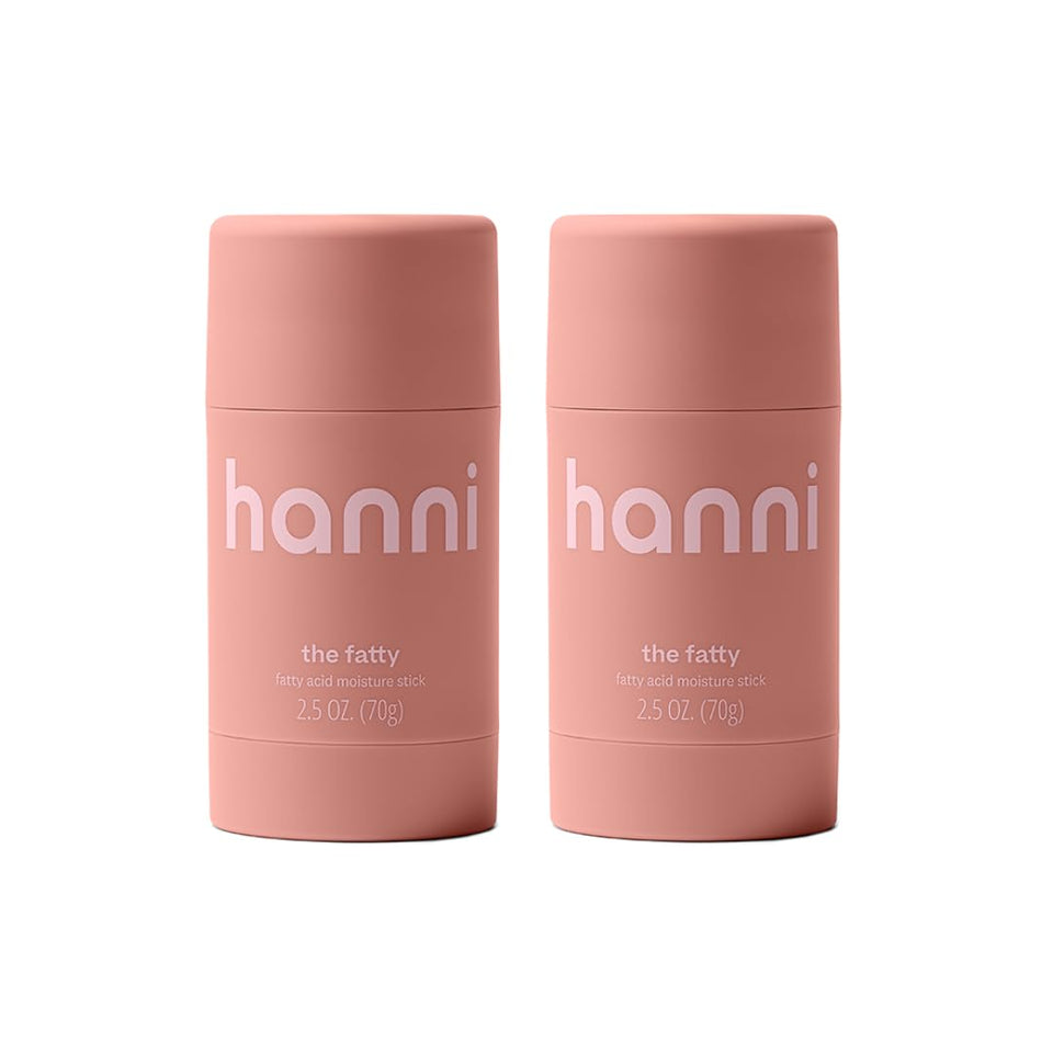 HANNI Fatty stick front packaging showing compact travel-ready design and benefits