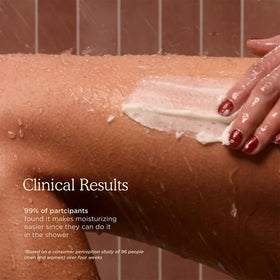 HANNI Fatty Stick applied to elbow delivering targeted nourishment