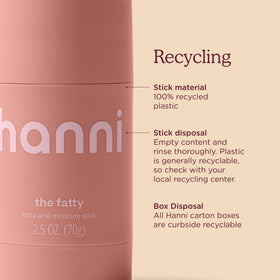 HANNI Fatty held in hand for size comparison and portability benefit