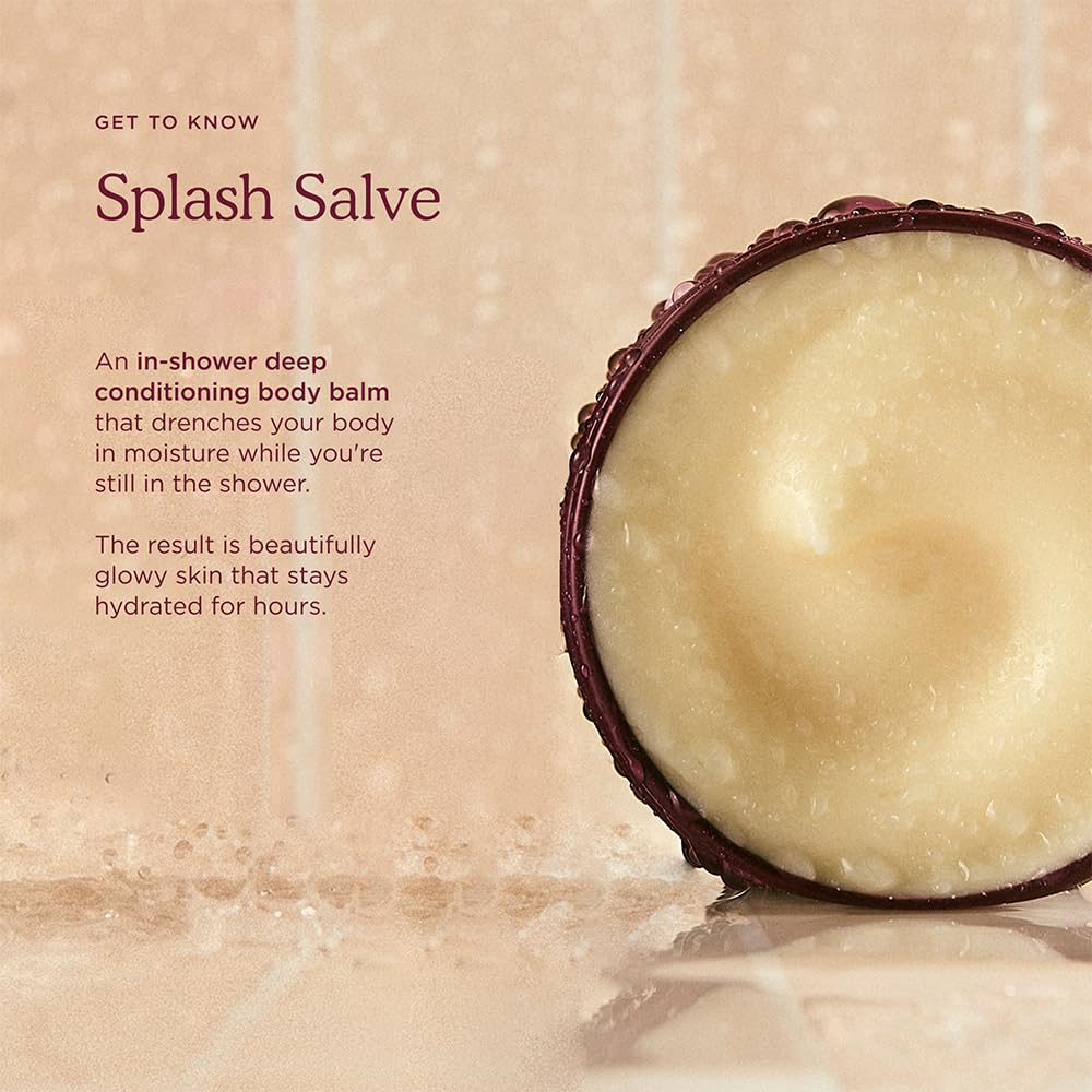 HANNI product being applied on leg in shower, shows quick in-shower application benefit