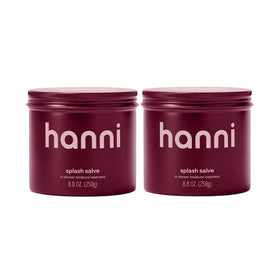 HANNI front packaging showing two jars and product branding, highlights convenience