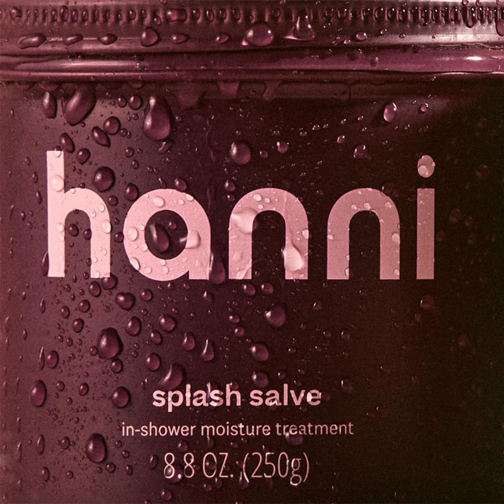 HANNI open jar close-up of balmy serum texture, demonstrates melt-on-contact benefit