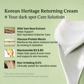 Han&Palace applied to underarm demonstrating gentle brightening benefit