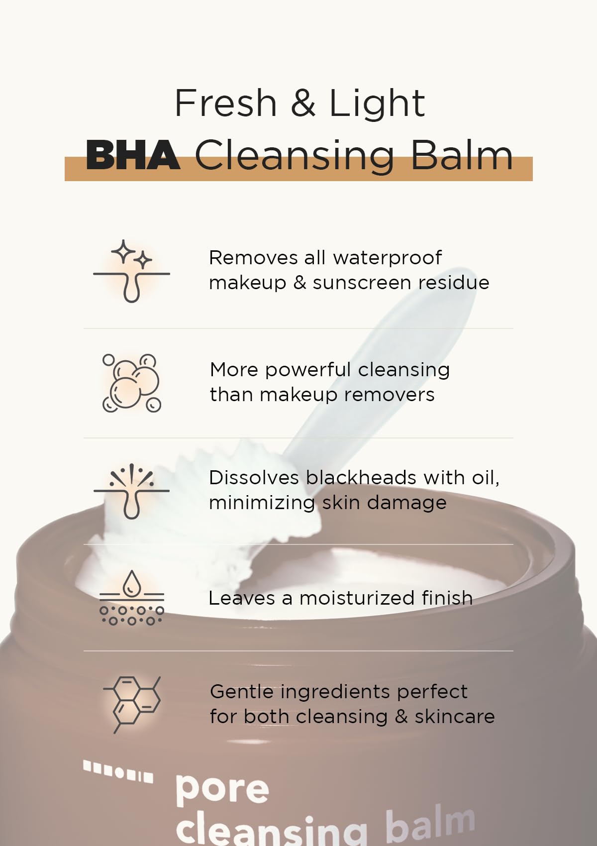 Hanskin emulsified milky rinse showing gentle wash-off and clean finish