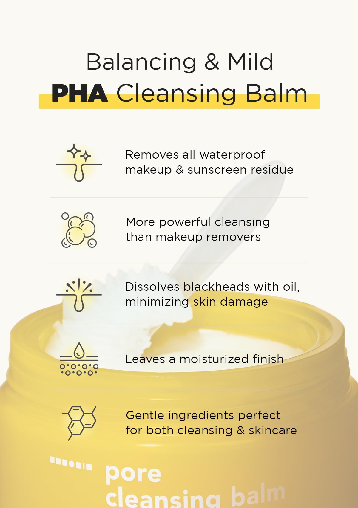 Hanskin before and after makeup removal illustrating clearer pores and cleaner skin