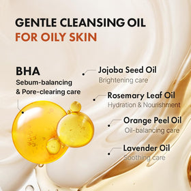 Hanskin with jojoba and rosemary visuals highlighting natural pore care benefit