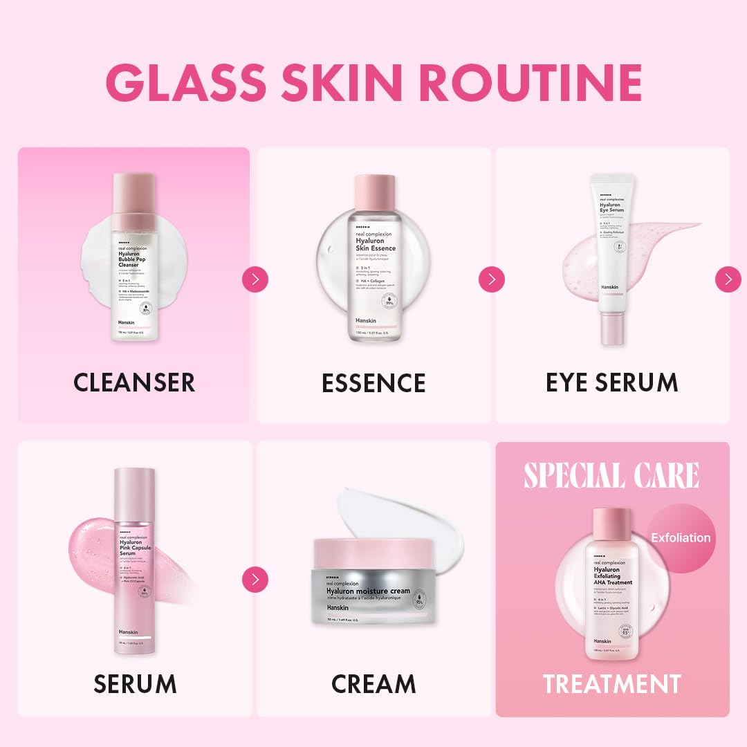 hanskin ingredients flatlay with botanicals highlighting soothing, hydrating benefit
