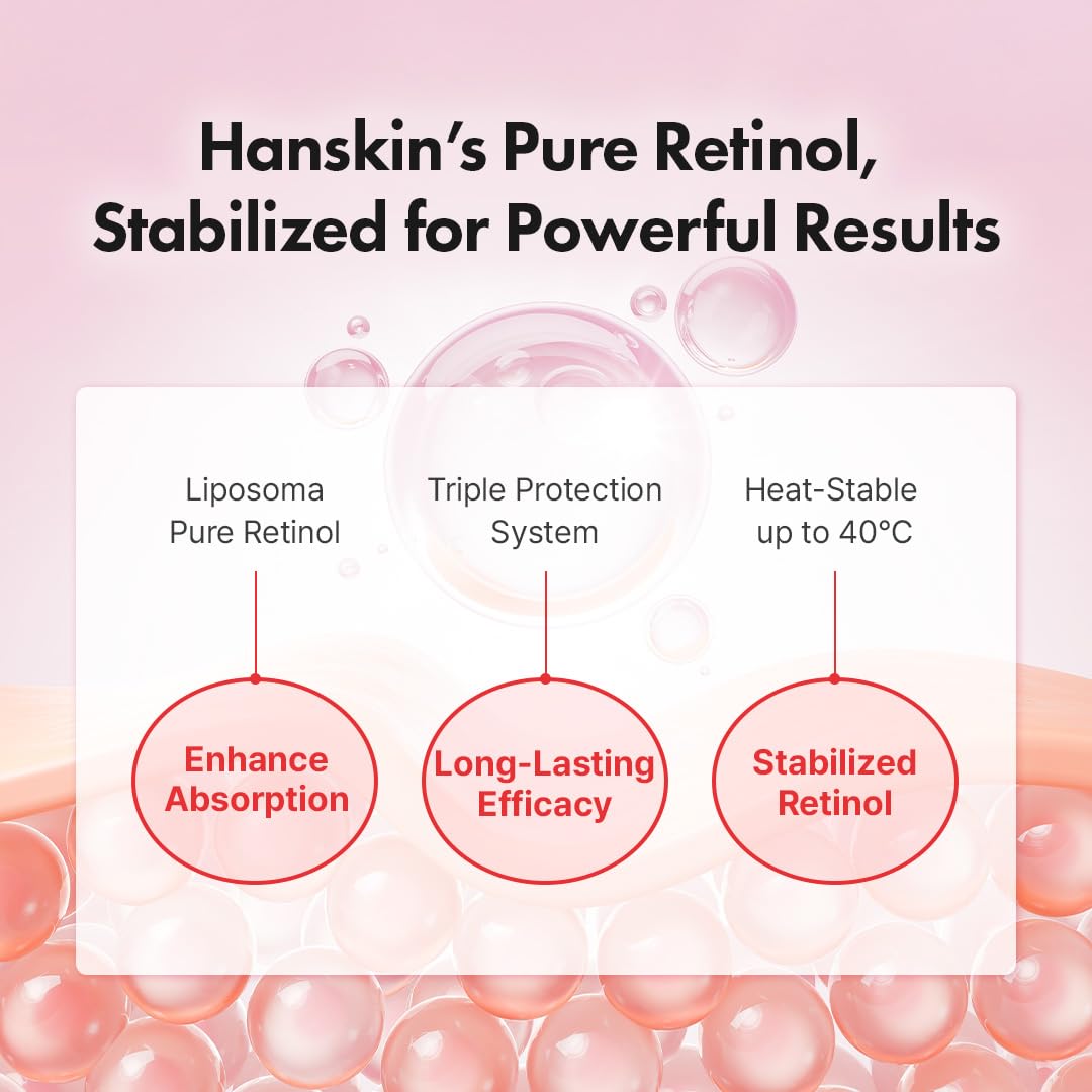 Hanskin cream staged in bathroom to show nightly skincare routine benefit