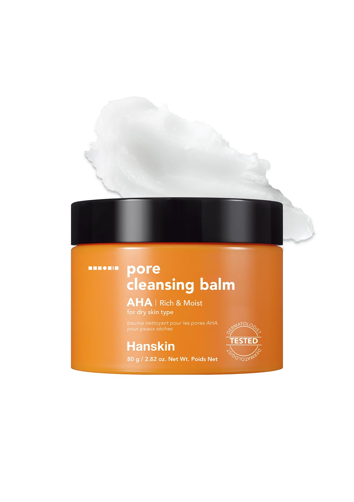 Hanskin front packaging showing product and size benefit