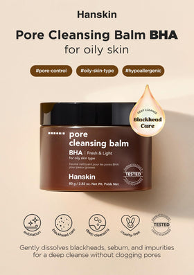 Hanskin close-up texture of balm surface highlighting smooth balm consistency