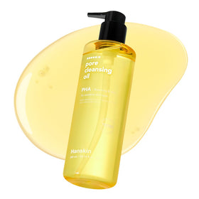 Hanskin bottle front view showing XL size and clean packaging benefit
