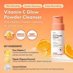 Hanskin powder texture close-up illustrating fine granules for fresh potency