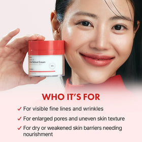 Hanskin open jar top view revealing creamy consistency and nourishing benefit