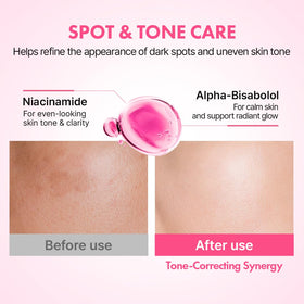 Hanskin serum drop on hand showing lightweight texture and hydration