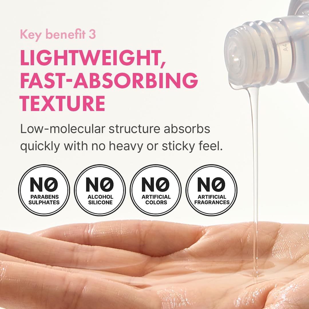Hanskin usage with cotton pad removing residue and refining pores for clearer tone