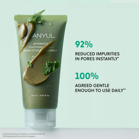 Hanyul Artemisia powder in bowl highlighting natural soothing ingredient
