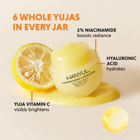 Hanyul melting cream capsules detail delivering nourishing yuja oils