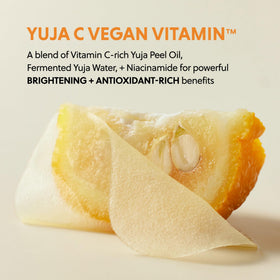 HANYUL crescent pad applied under eye demonstrating targeted brightening benefit