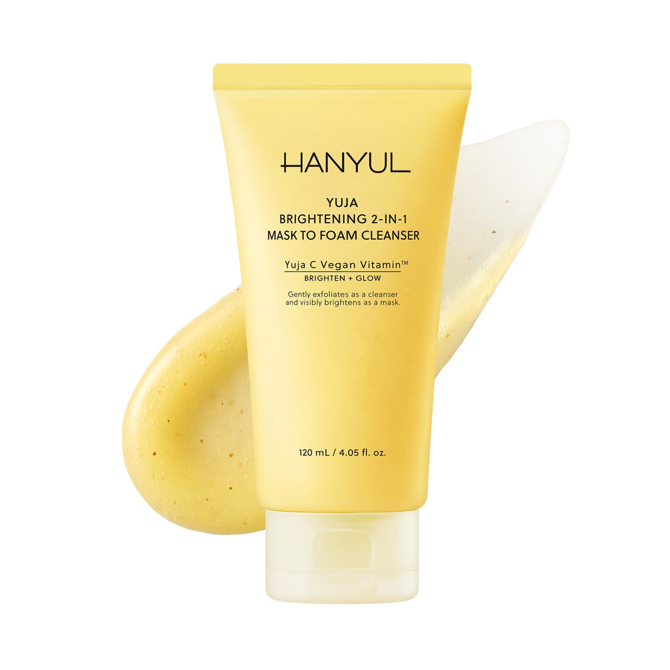 Hanyul front packaging showing tube and brightening benefits