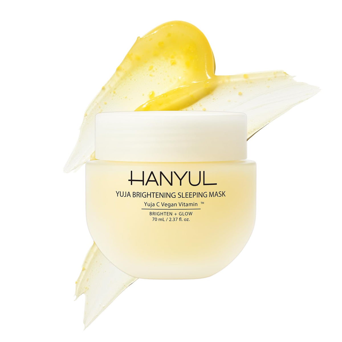 Hanyul jar front view showing product label and brightening benefit