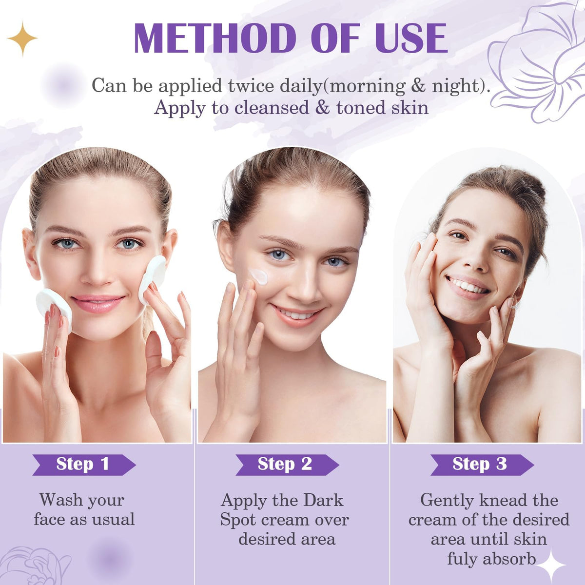 HANYWIL applying serum to arm to treat body dark spots and even tone