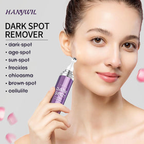 HANYWIL before and after spots comparison showing reduced pigmentation benefit
